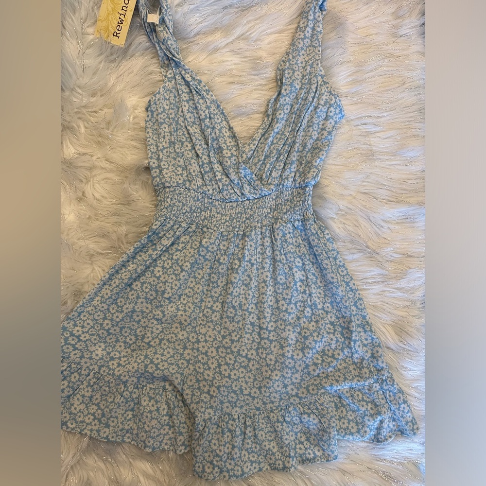 Rewind Romper Sleeveless Smocked Waist size XS